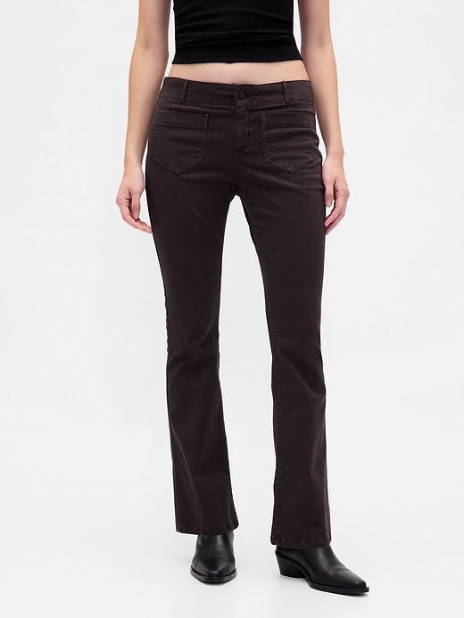 Image number 2 showing, Low Rise Twill Long & Lean Pants