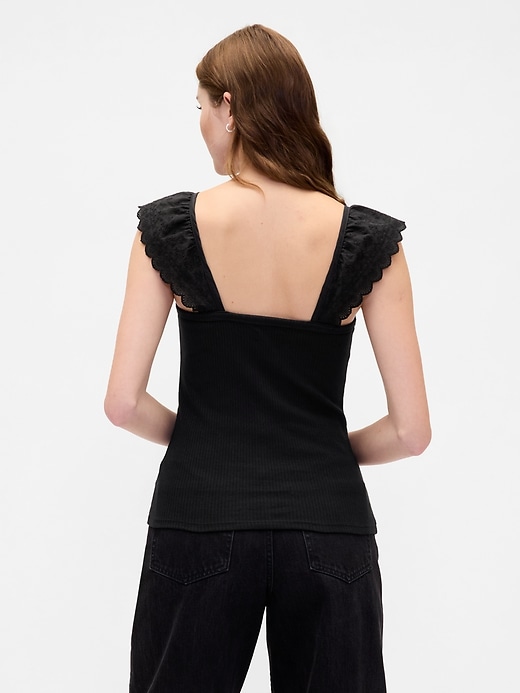Image number 3 showing, Modern Rib Flutter Tank Top