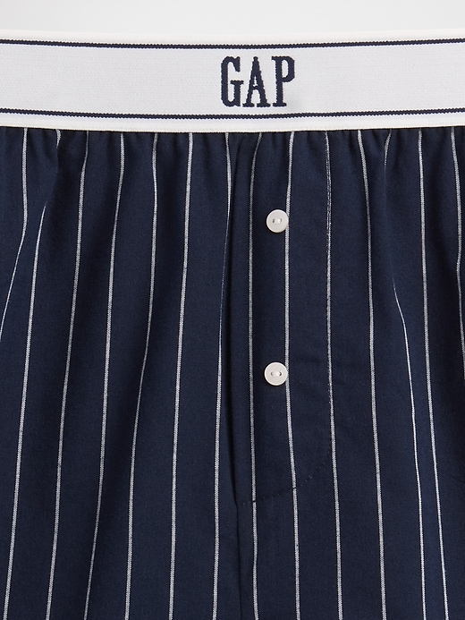 Image number 6 showing, Poplin Logo PJ Boxer Shorts