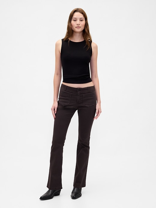 Image number 1 showing, Low Rise Twill Long & Lean Pants