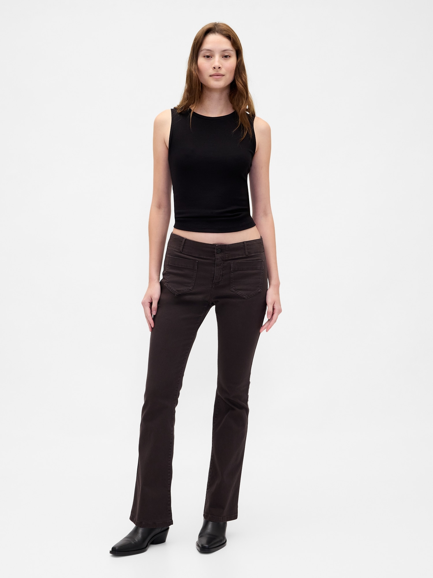 Low Rise Twill Long & Lean Pants