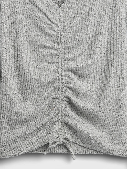 Image number 5 showing, Kids Softspun Rib Ruched Top