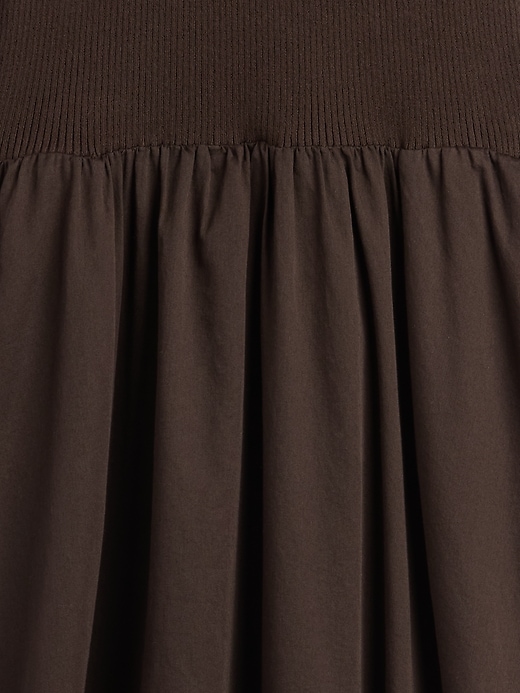 Image number 4 showing, Mixed Media Drop-Waist Maxi Dress