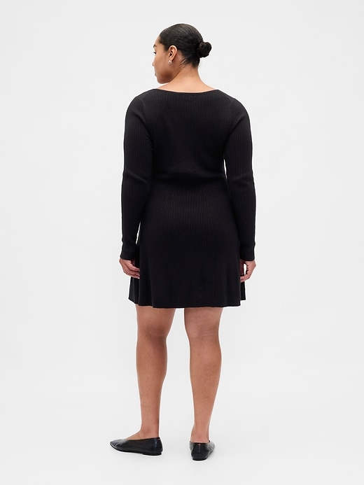 Image number 6 showing, CashSoft Rib Mini Sweater Dress