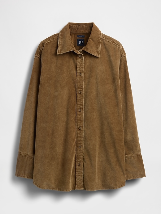 Image number 5 showing, Corduroy Big Shirt