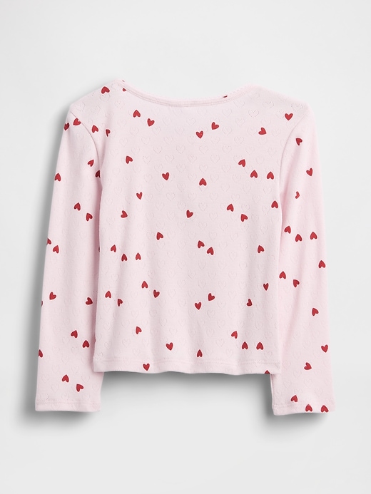 Image number 2 showing, Baby & Toddler Pointelle Henley Top