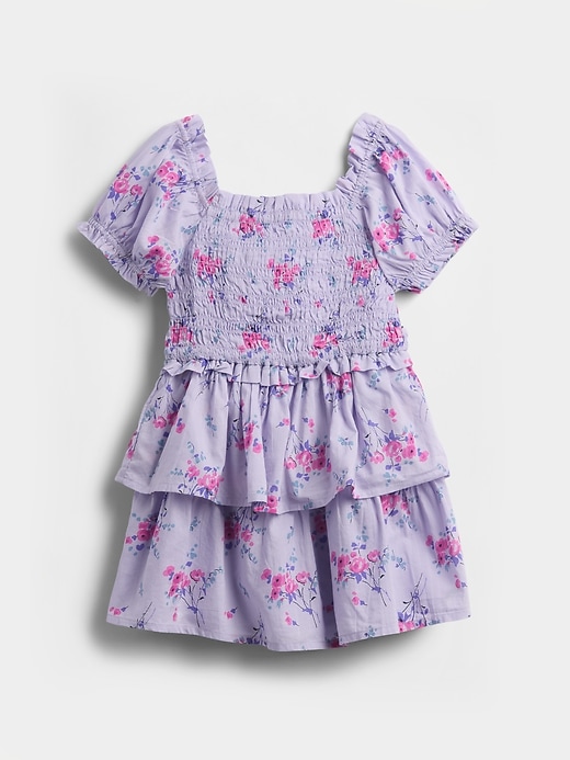 Image number 2 showing, Baby & Toddler Smocked Puff-Sleeve Dress