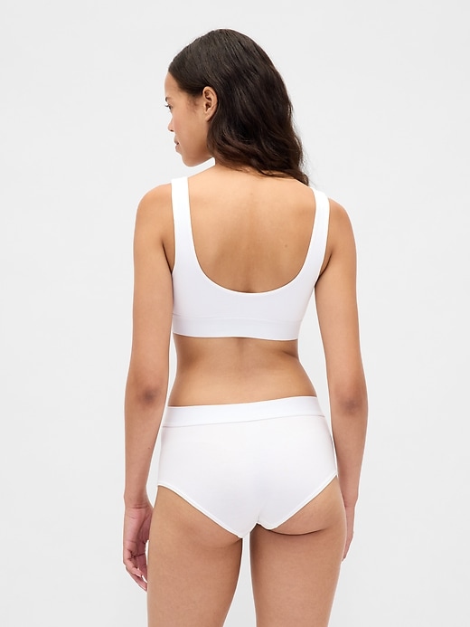 Image number 2 showing, Organic Stretch Cotton Gap Logo Bralette