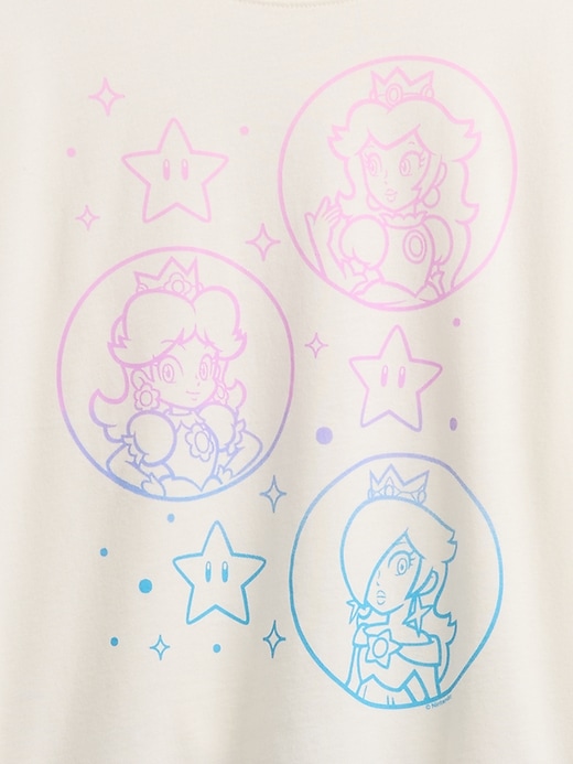 Image number 4 showing, Kids Super Mario Oversized Graphic T-Shirt