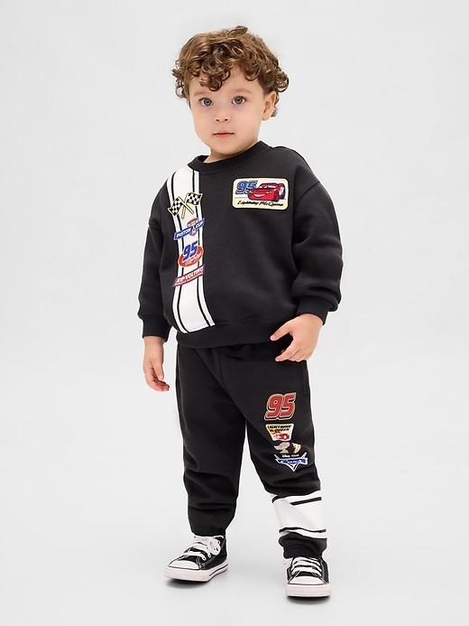 Image number 1 showing, Gap × Disney Baby & Toddler VintageSoft Cars Sweat Set