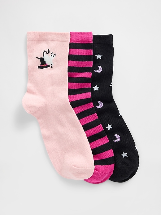 Image number 1 showing, Kids Halloween Crew Socks