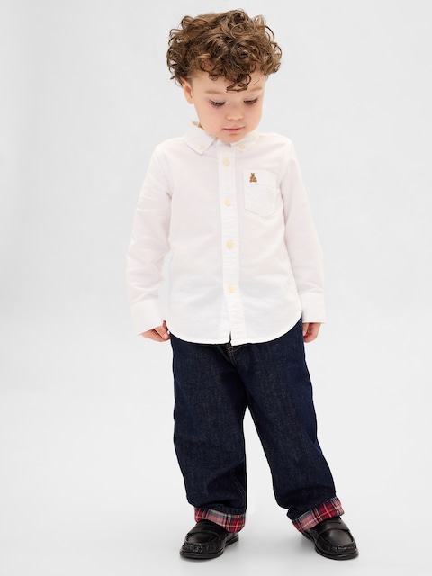 Baby & Toddler Flannel-Lined Baggy Jeans