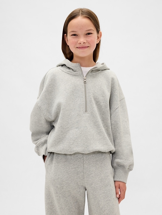 Image number 1 showing, Kids VintageSoft Half-Zip Hoodie