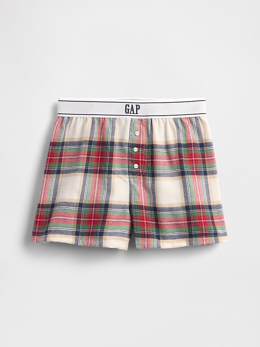 Image number 4 showing, Kids Recycled Flannel PJ Boxer Shorts