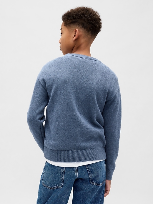 Image number 3 showing, Kids Relaxed Crewneck Sweater