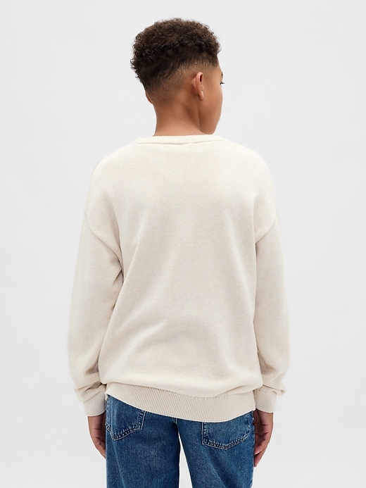 Image number 3 showing, Kids Relaxed Crewneck Sweater
