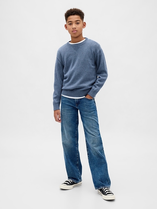Image number 4 showing, Kids Relaxed Crewneck Sweater