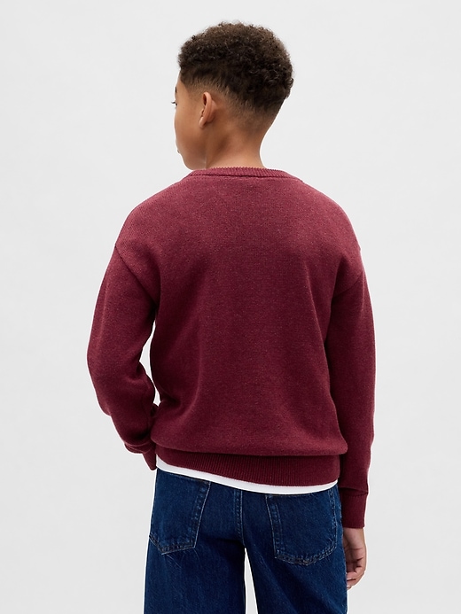 Image number 3 showing, Kids Relaxed Crewneck Sweater