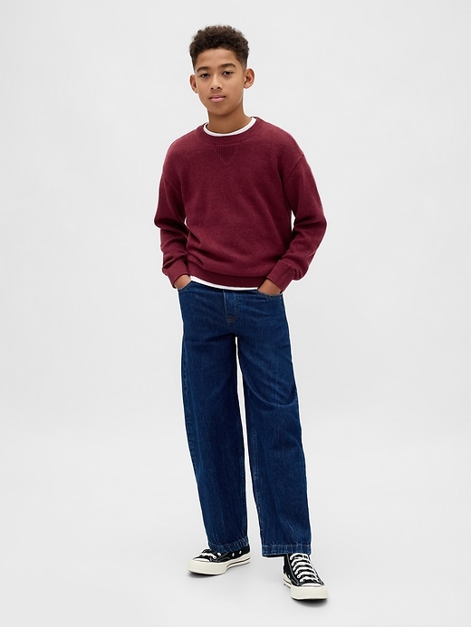 Image number 4 showing, Kids Relaxed Crewneck Sweater