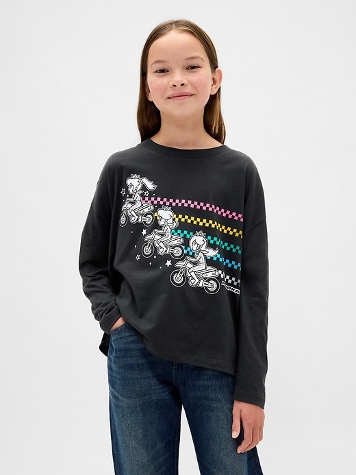 Image number 1 showing, Kids Super Mario Oversized Graphic T-Shirt