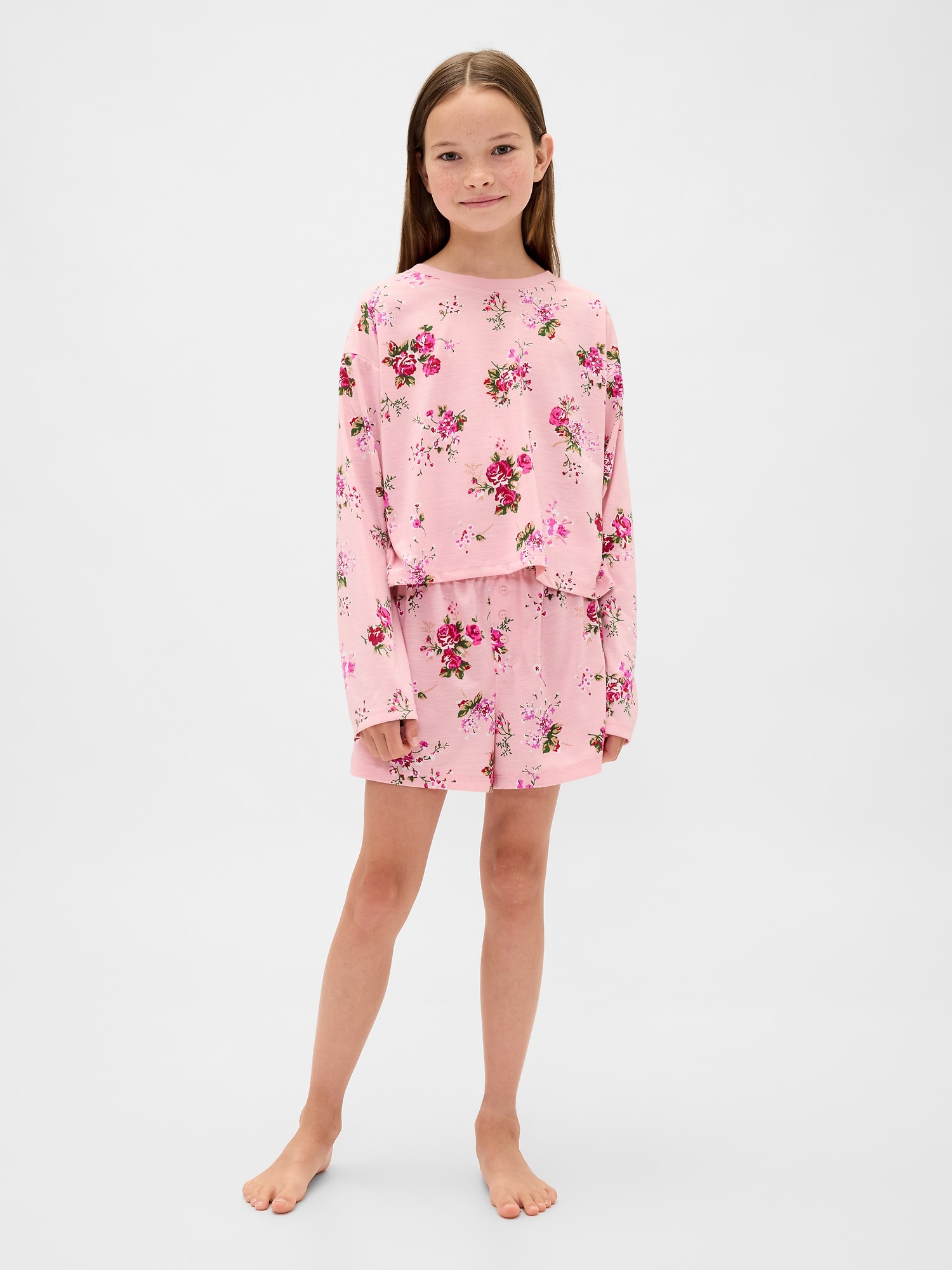 Kids Recycled PJ Short Set