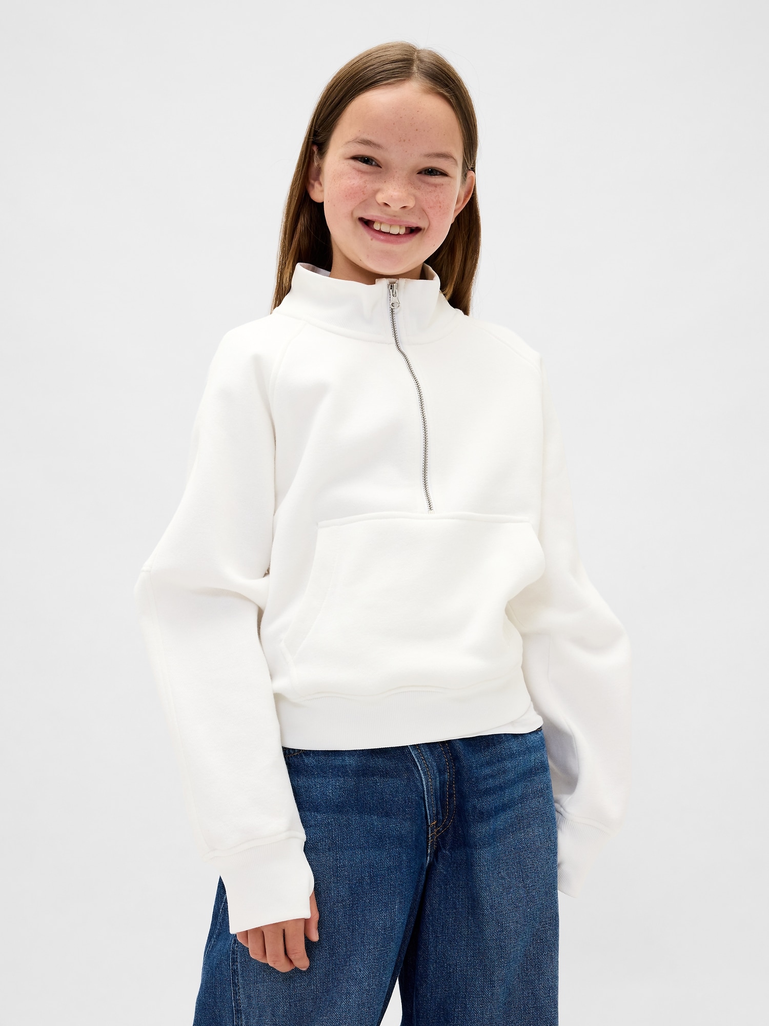 Kids VintageSoft Half-Zip Pullover | Gap