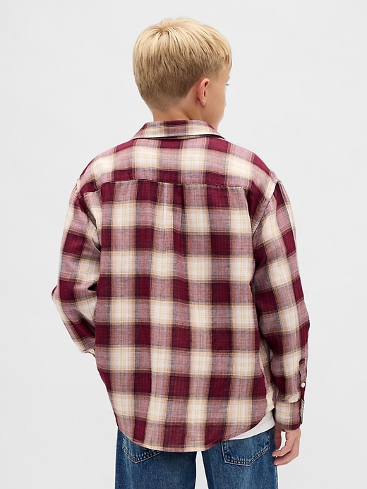 Image number 3 showing, Kids Relaxed Plaid Shirt