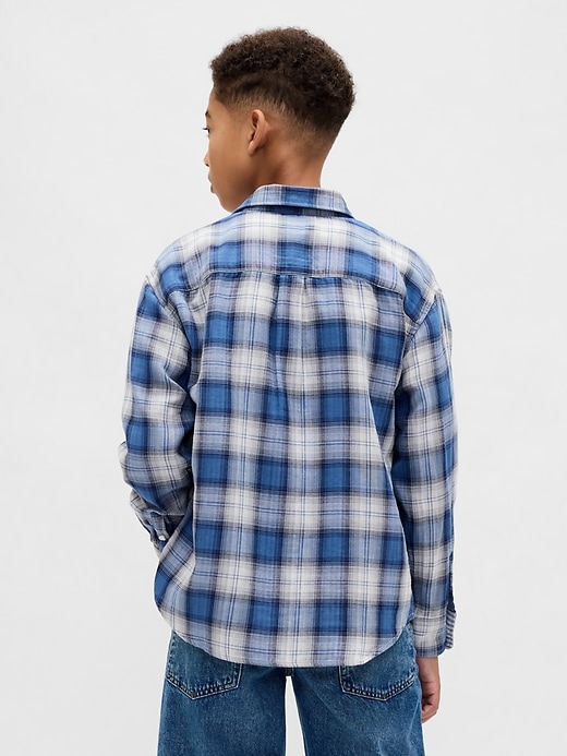 Image number 3 showing, Kids Relaxed Plaid Shirt