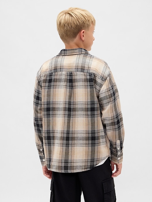 Image number 3 showing, Kids Relaxed Plaid Shirt