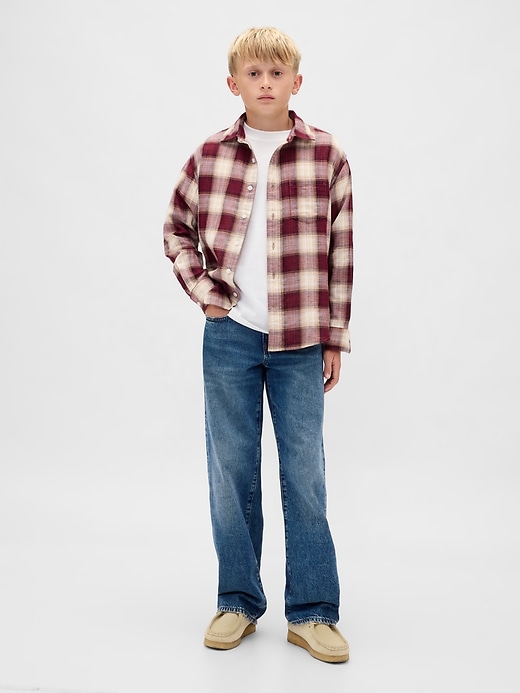 Image number 4 showing, Kids Relaxed Plaid Shirt