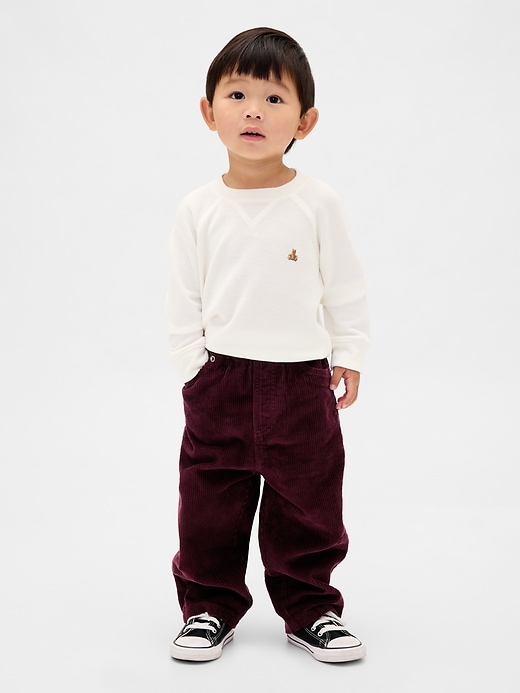 Image number 1 showing, Baby & Toddler Pull-On Barrel Pants