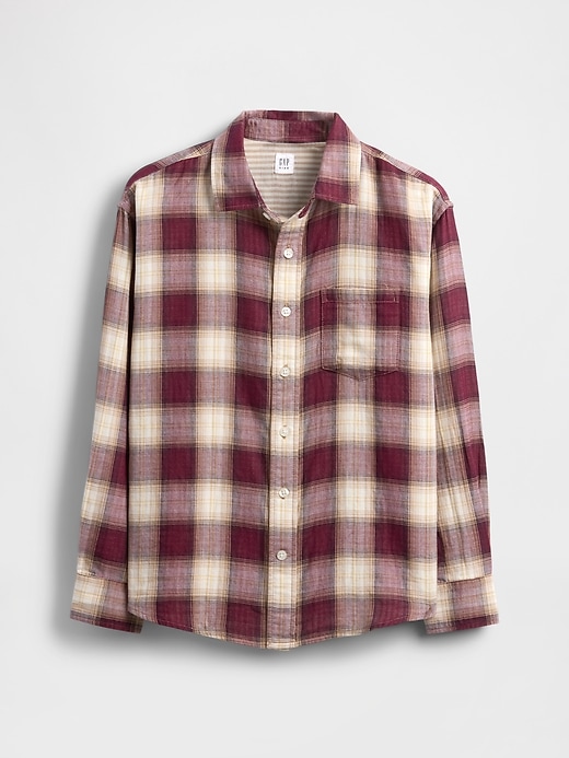 Image number 2 showing, Kids Relaxed Plaid Shirt