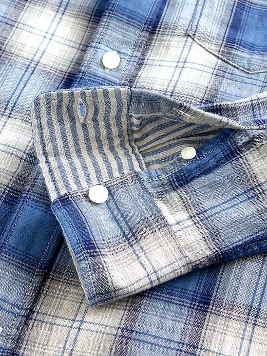 Image number 6 showing, Kids Relaxed Plaid Shirt