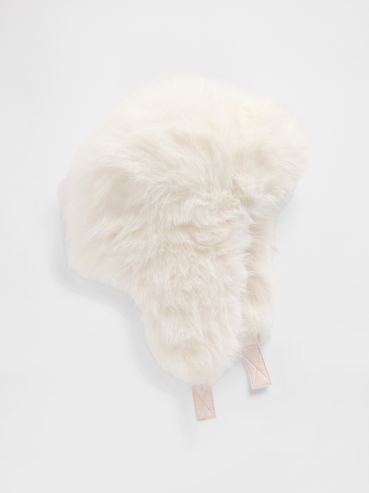 Image number 1 showing, Kids Faux Fur Trapper Hat