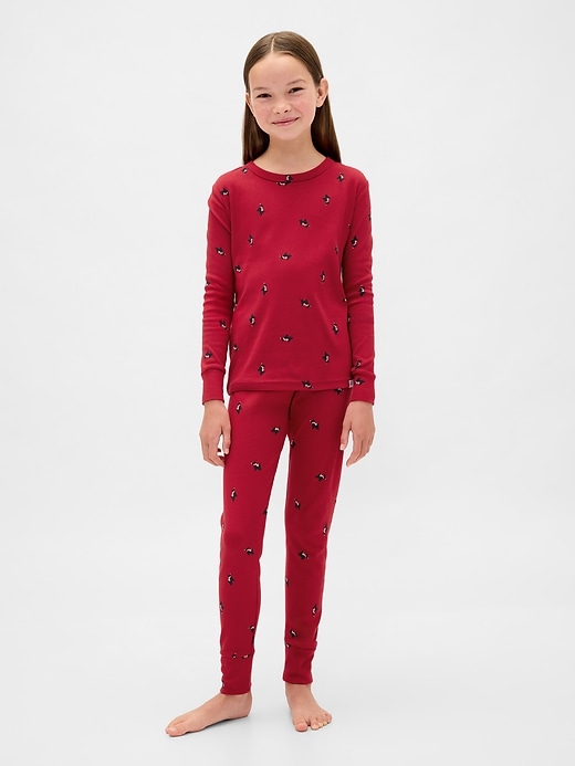 Image number 5 showing, Kids & Baby Organic Brushed Cotton Holiday PJ Set