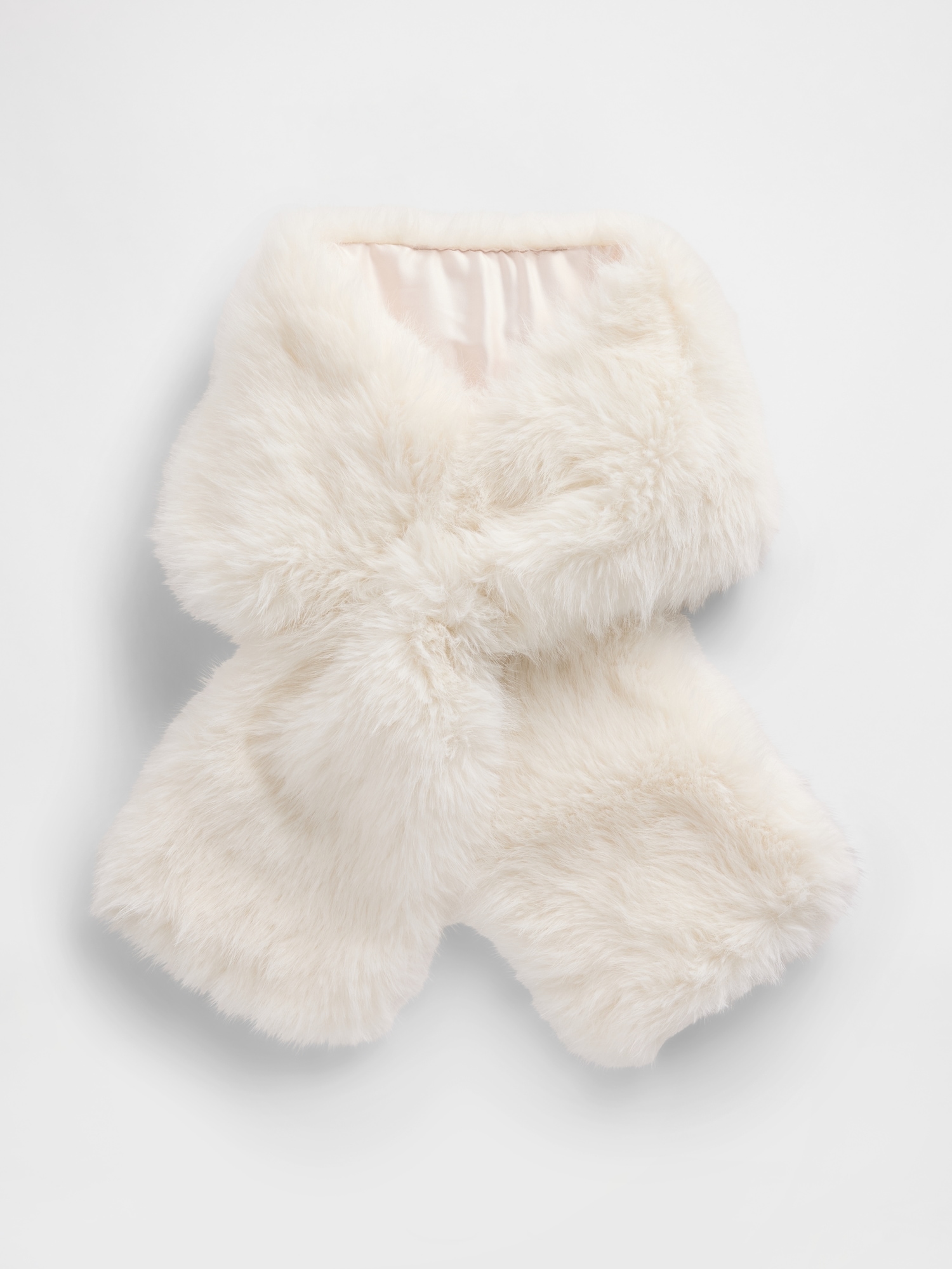 Kids Faux Fur Keyhole Scarf