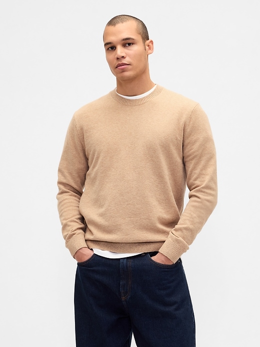 Image number 1 showing, CashSoft Crew Sweater