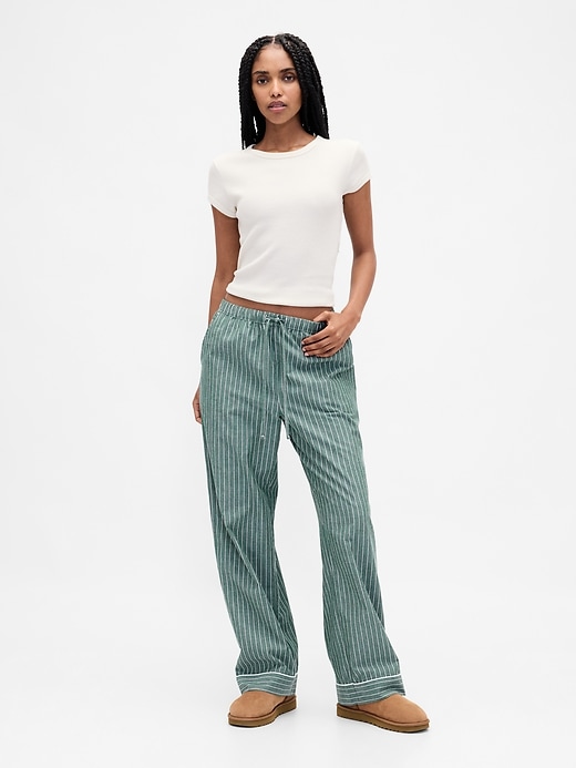 Image number 5 showing, Poplin PJ Pants