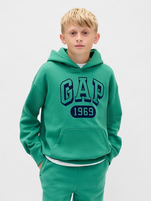 Image number 1 showing, Kids VintageSoft Logo Hoodie