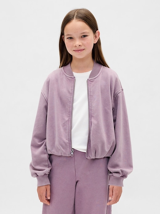 Image number 1 showing, Kids VintageSoft Bubble Bomber Jacket