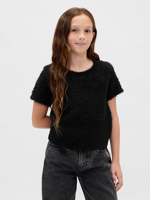 Image number 1 showing, Kids Eyelash Sweater