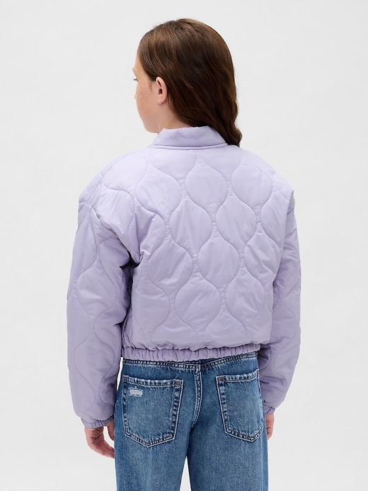 Image number 3 showing, Kids Recycled Lightweight Quilted Puffer Jacket