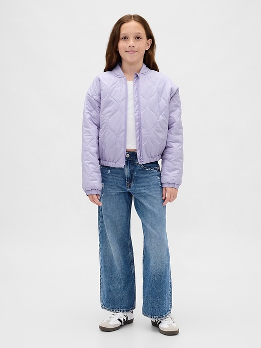 Image number 4 showing, Kids Recycled Lightweight Quilted Puffer Jacket