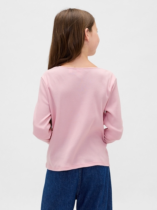 Image number 3 showing, Kids Bow-Neck T-Shirt
