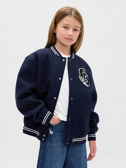 Image number 2 showing, Kids Varsity Logo Bomber Jacket