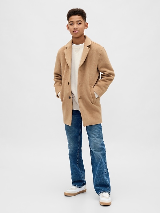 Image number 4 showing, Kids Wool-Blend Topcoat