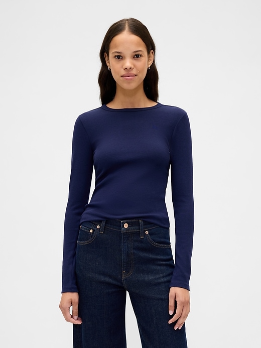 Image number 1 showing, Modern Crewneck T-Shirt