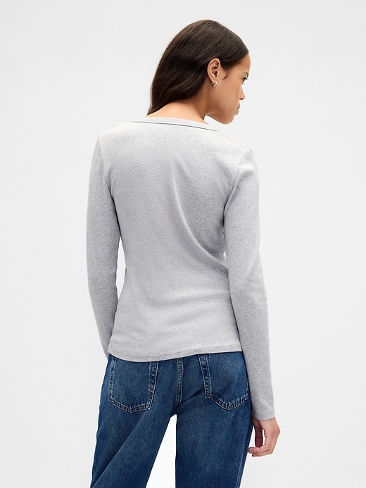 Image number 3 showing, Modern V-Neck T-Shirt