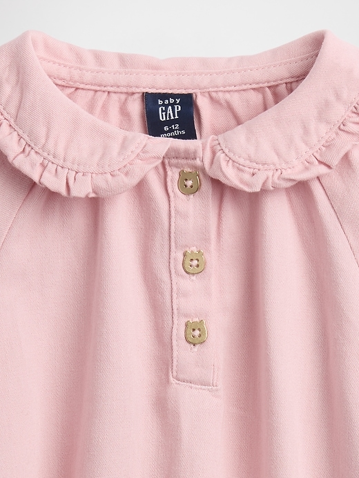 Image number 3 showing, Baby Denim Bubble Outfit Set