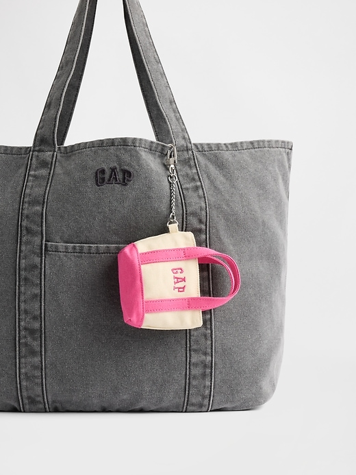 Image number 3 showing, Logo Tote Keychain Charm